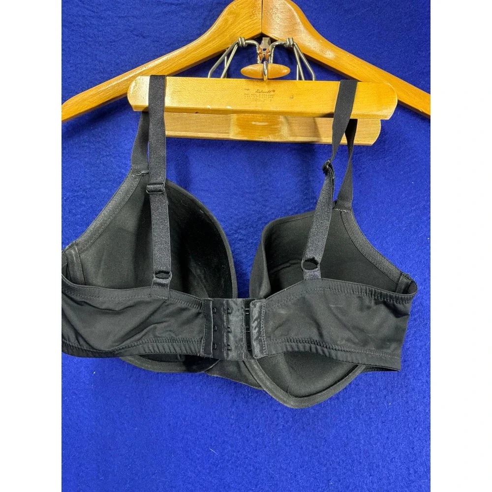 Minimalist Womens Maidenform T-Shirt Bra 38DD Black